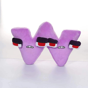 Diversi stili produttore vendite tessuto morbido 26 alfabeto bambini che imparano giocattoli peluche farcito per la prima educazione - Product Image 6