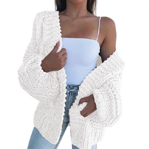 Cardigan en mohair épais de qualité supérieure pour femmes européennes et américaines 2026 – Veste décontractée et chaude - Product Image 4