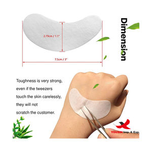 Patchs de gel sous les yeux pour extensions de cils, 1 paire, naturels, prix bas, fournisseur de matériel mixte - Product Image 4