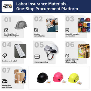 HBC หมวกนิรภัยแบบแข็งหมวกกันน็อค ABS วัสดุสะท้อนแสงสไตล์ <span class=keywords><strong>JSP</strong></span> - Product Image 5