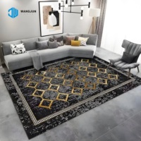 Luxus Design Fuß matte gedruckt moderne 3d große Teppiche und Wohnkultur für Wohnzimmer maschinell hergestellte Teppiche für Schlafzimmer
