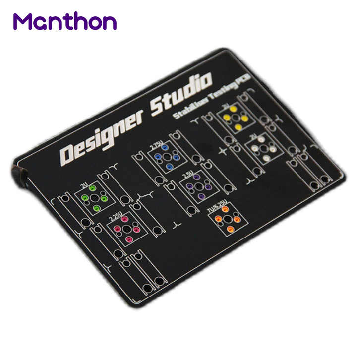 2u 2.25u 2.5u 2.75u 6.25u 7u用キーボードPCBプレートマウント 