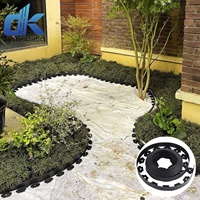 Alat Pembatas Rumput dan Batu Tipe T untuk Taman, Tinggi 10cm, Anti Penuaan, Sabuk Isolasi Rumput dan Batu untuk Pagar Pembatas Taman