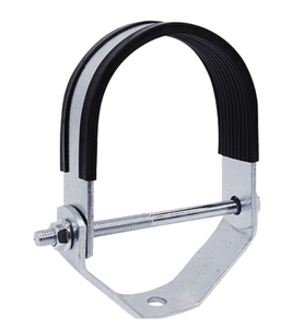 Customized Galvanizing Clevis Hanger Pipe Clamp With Rubber With Nut for <b>Fastening</b> - Product Image 2