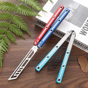 New Yangjiang Mermaid Folding Butterfly Bright Groove Practice Training Multi-function <strong>Wrist</strong> Twisting Fancy Toy Squid No <strong>Blade</strong> - Product Image 4