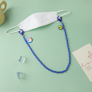Colorful Acrylic Mask Lanyards With Cartoon Charms For Children Portable <b>Glasses</b> Chains 3-10 Years Old - Product Image 4