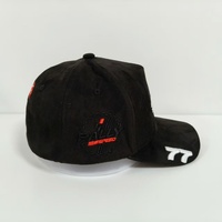 5-delige suède baseballcap met 3D-borduurtechnologie, aanpasbaar logo, rechtstreekse verkoop vanuit de fabriek voor zowel mannen als vrouwen