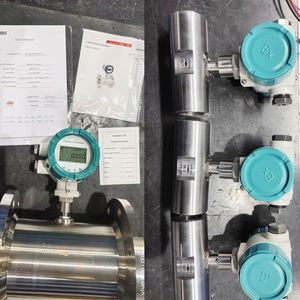 DH500 <span class=keywords><strong>Digital</strong></span> 4-20ma RS485 Fluido Turbina Líquida Medidor De Fluxo De Leite De Cerveja Fluxômetro Sanitário - Product Image 3
