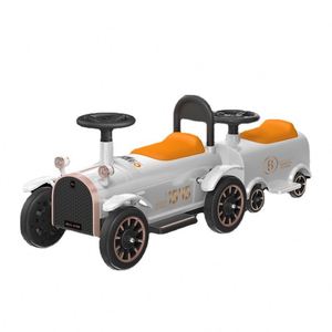Petit train électrique à quatre roues et deux places - Voiture électrique pour bébé avec télécommande, pour garçons et filles, pouvant accueillir deux personnes - Product Image 4