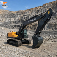 Excavatrice sur chenilles HX200 20 tonnes haute performance d'occasion avec moteur et transmission à bas prix à vendre