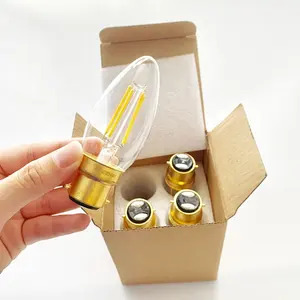 Neue C35 glühlampen 4 Packs Led Kerze 4W 400lm Glühlampe Dimmbare 2700k kerze led-lampen zu hause e12 E14 schnelle blei zeit