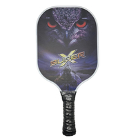 Nouvelle Raquette de Pickleball Exclusive Brevetée 2026 100% Carbone T300 Nid d'Abeille Lumineuse LED pour Enfants et Adultes 240g Nuit