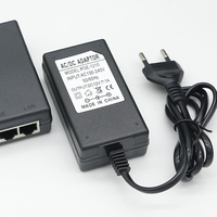 IEEE 802.3at 802.3Af 12V injecteur 12V 2A passif Rj45POE adaptateur secteur affichage IP Gigabit puissance Ethernet 24W US/UK bureau