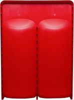 Support pour extincteur double UltraFire pour le rangement - Rouge Fabriqué en Chine Non dangereux