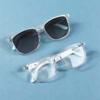 Gafas Inteligentes Europeas Americanas GS03 con Protección UV Anti-Azul, Pantalla OLED, Cargador Magnético para PC