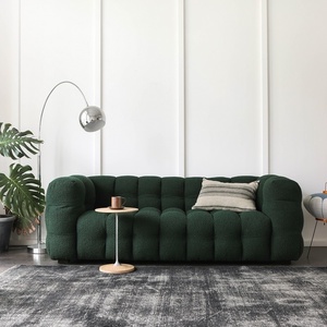 Canapé en laine d'agneau en tissu minimaliste nordique PU guimauve droite pour petit appartement lit simple ou double populaire pour une utilisation en <span class=keywords><strong>salle</strong></span> <span class=keywords><strong>de</strong></span> <span class=keywords><strong>sport</strong></span> - Product Image 4