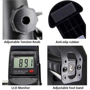 Phòng tập thể dục nhà LCD hiển thị chu kỳ xe đạp chân cánh tay Bàn tập thể dục bước Mini Pedal Exerciser - Product Image 5