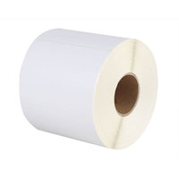 Rouleau d'étiquettes thermiques industrielles personnalisées en gros, étiquettes thermiques directes blanches, autocollants en PP PVC, étiquettes autocollantes