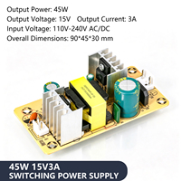 Alimentation à découpage personnalisée SMPS Accessoires Éclairage LED 15V 3A 45W OEM ODM QDPOWER-GF-03 Alimentation à découpage 15V3A pour LED