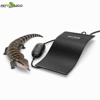 REPTIZOO Tapis chauffant intelligent pour reptiles, contrôle automatique de la température, protection contre la surchauffe, étanche IPX7, chauffage sous terrarium pour vivarium