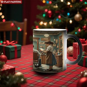 Taza Mágica Mate Esmerilada de 11oz, Taza de Cerámica Activada por Calor para el Hogar - Product Image 2