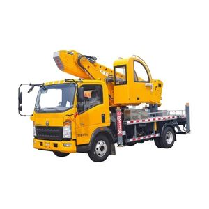 Camion de travail aérien Sinotruk Ho Wo GKS35 Pro, moteur Weichai, entièrement hydraulique, véhicule aérien pour l'entretien des infrastructures extérieures - Product Image 1