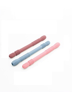 Mordedor de Silicona 100% Natural, Libre de BPA, Mordedor Largo para Bebés, Juguete Sensorial Calmante para Recién Nacidos y Niños Pequeños - Product Image 2