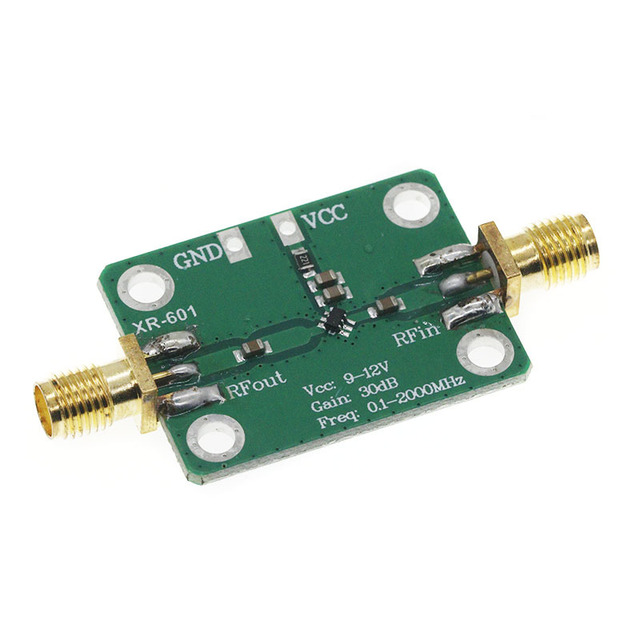 Radio Frequency Broadband Amplifier Low Noise Amplifier Medium Power LNA (0.1-2000MHz Gain 30dB)