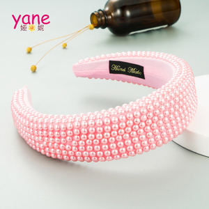 Diadema de esponja de bienvenida personalizada para niñas, multicolor, perlas de color puro - Product Image 5