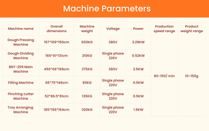 BNT-209 Macchina Automatica di Alta Qualità per Pane Rotondo e Burger, Linea di Produzione Industriale per Pane Ripieno, Attrezzatura Commerciale - Product Image 6