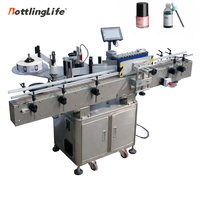 Machine d'étiquetage de bouteilles de parfum personnalisées, machine d'étiquetage de vernis à ongles et de crème pour le visage, petite machine d'étiquetage de bouteilles rondes avec écran tactile