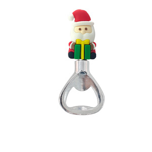 Christmas <b>Bottle</b> Opener <b>Cork</b> Stopper With Santa Snowman Reindeer Design For Party Gift Decorations - Product Image 2