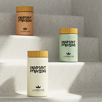 Pot en plastique pour animaux de compagnie résistant aux enfants, imprimé personnalisé, large bouche 180ml 240ml 300ml rond Eco Crc Mason Spice Jar Sqeeze Cap Container