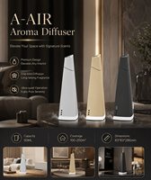 Meilleure Vente 2026 Diffuseur d'Arômes Intelligent de Bureau en Aluminium Anti-fuite Crearoma avec Lumière LED et Contrôle Vocal Google