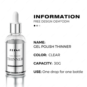 JTING احترافي قطرة واحدة لزجاجة واحدة طلاء جل شفاف اللون أرق 30 جرام طلاء أظافر جل مزيج الغراء OEM لوازم الأظافر للصالونات - Product Image 2