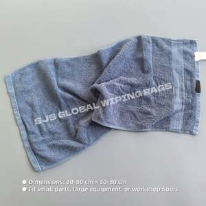 Trapos de Felpa de Colores Reciclados, Caja de 25 lb, Trapos de Algodón Reciclado para Limpieza de Maquinaria Pesada - Product Image 3