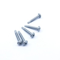 Vis autoperceuses bimétalliques 304 420 à tête cylindrique Torx pour tôles d'acier