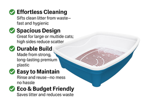 Pet Cleaning Supplies <b>Cat</b> Toilet Pet <b>Cat</b> Litter <b>Box</b> & Accessories With <b>Cat</b> Litter Scoop - Product Image 5
