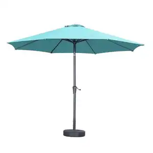 Payung pilar pusat matahari, payung piknik luar ruangan ringan dan mudah dibawa