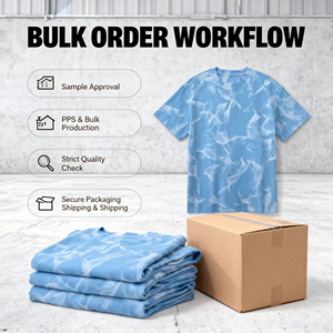 HuaYi GOTS&amp;GRS Custom Blue <strong>Tie</strong> <strong>Dye</strong> <strong>T</strong> <strong>Shirt</strong> <strong>Men</strong> 100% Cotton Oversized Summer Casual Tee OEM ODM Manufacturer GOTS GRS Certified - Product Image 6