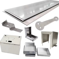 Pièces d'emboutissage en tôle sur mesure, zinguées, pour assemblage de boîtier électrique et de coffret de commande