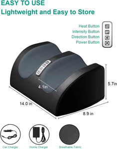 Air Leg Shiatsu <b>Foot</b> <b>Massager</b> Machine Heat Air Compression <b>Vibrating</b> Rolling Massage Blood Circulation Musical Function <b>Foot</b> - Product Image 3