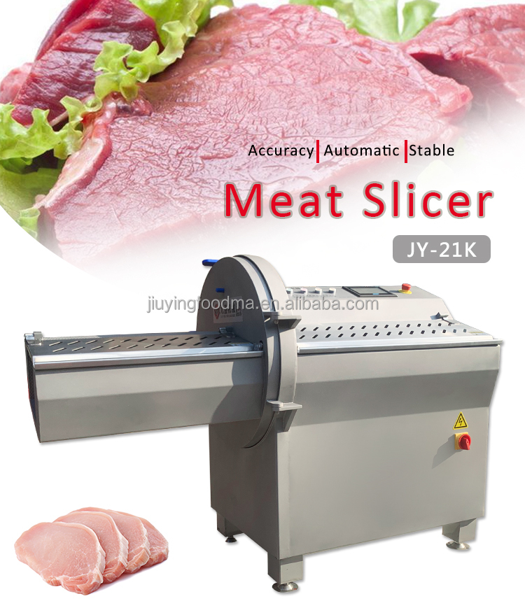 Factory Supply JY-21K Fish Slicer Bacon Cutting Sausage Machine Commercial Ham Meat Slice Cutter
