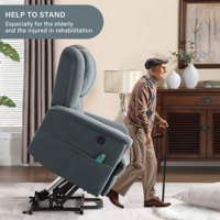 Fauteuil inclinable électrique moderne avec repose-tête extensible, soutien lombaire, fauteuil de massage pour la maison