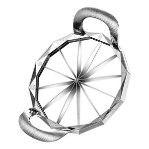 Diviseur de fruits en acier inoxydable Supreme Alloy Watermelon Cut 24 cm pour melons, cantaloupes, fruits du dragon, compatible lave-vaisselle - Product Image 2