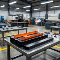 Usine de fabrication de matériel ISO9001, tube de peinture en poudre, fabrication sur mesure de tôles OEM, cadre en acier soudé et plié, usage industriel