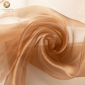 Tela de Tul de Organza de Poliéster 100% de Punto Tricot Ultrafino y Transpirable de 25 g/m² en Existencia para Faldas de Tul y Vestidos de Novia Transparentes - Product Image 1