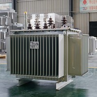Transformateur immergé dans l'huile, entièrement scellé, à bobinage en aluminium, refroidissement ONAF, série PENGTAI SH15, triphasé 10kV 400V 1250kVA, faible tension