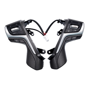 Interruptor Multifunción para Volante de Toyota Land Cruiser Prado 2016 2018, Versión Negra Electrochapada - Product Image 5