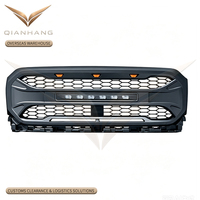 Dernière Nouveauté : Grille Avant ABS 4x4 avec Barre Lumineuse LED pour F150 2021, Insert de Grille Off-Road Amélioré
